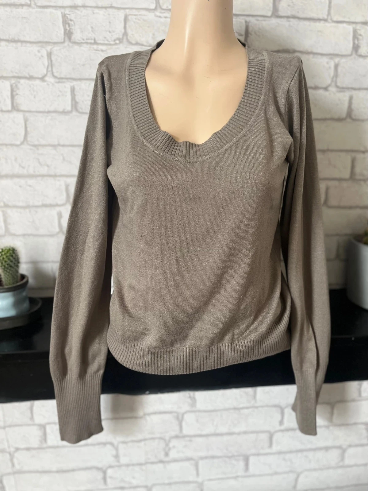 Pull femme maille fine col arrondi – Mim – Taille 36